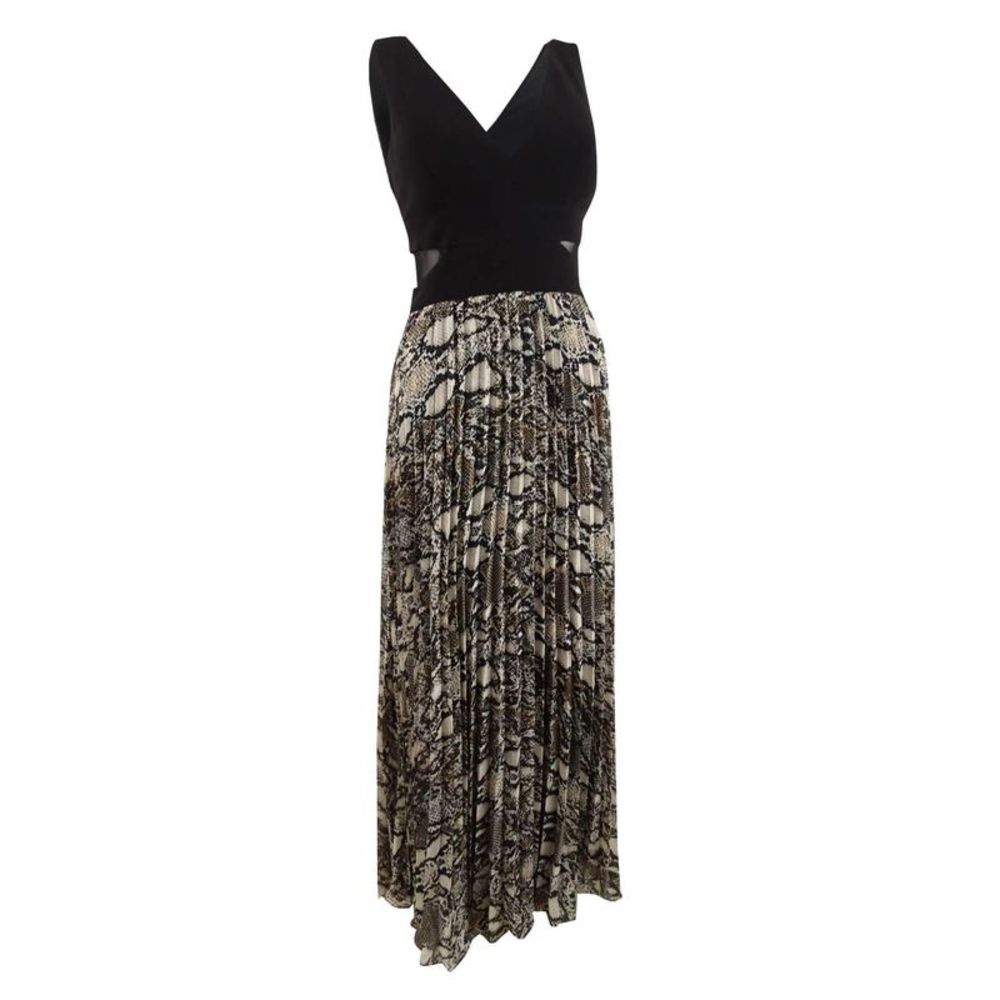 Xscape Women's Plus Size Snake-Print Gown - Black/Snake
